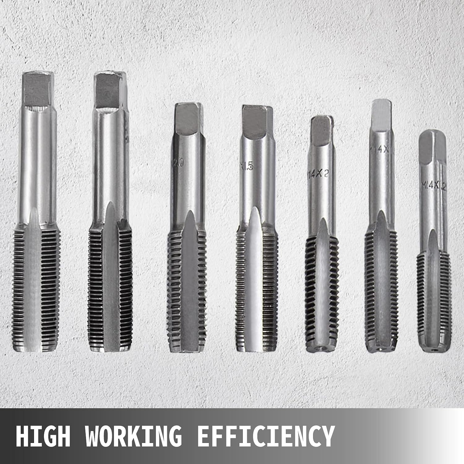 Happybuy 110Pcs Tap & Die Set Tungsten Steel Titanium Tap & Die Metric Tool Tap & Die Combination Set For Cutting External & Internal Threads Pack of