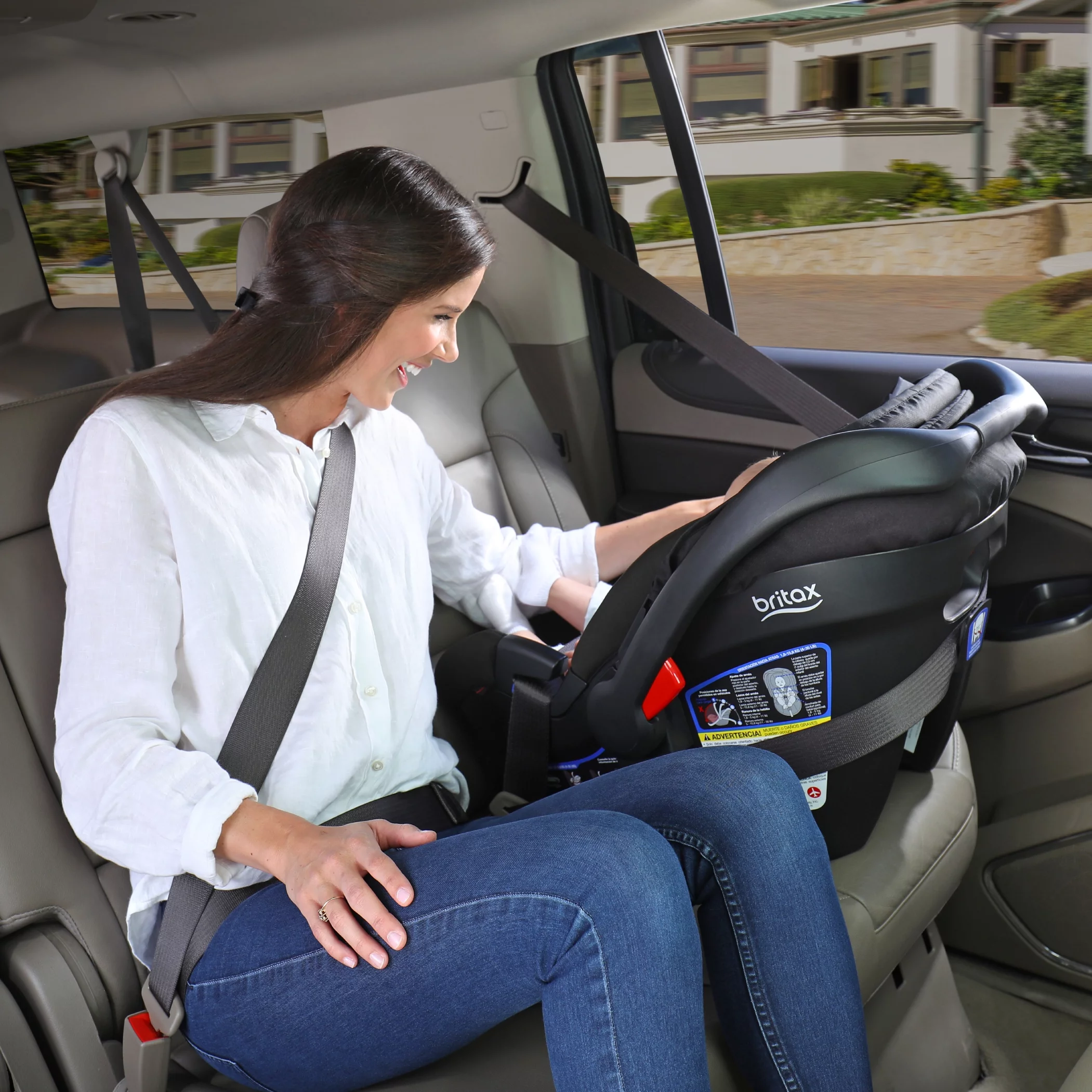 Britax B-Safe Gen2 FlexFit Infant Car Seat, Cowmooflage 2.0 SafeWash