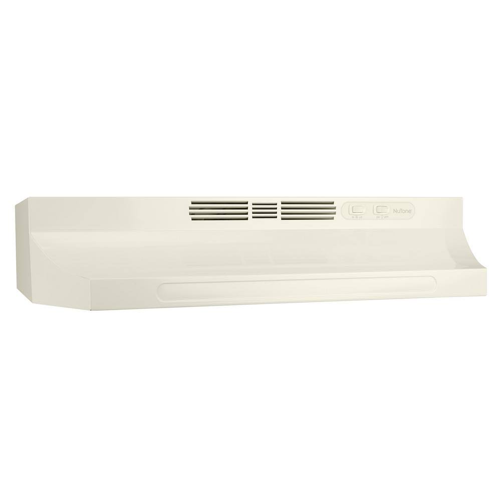 Nutone RL6200 Series 24 in. Ductless Under Cabinet Range Hood with Light in Bisque