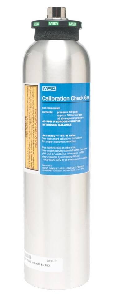 MSA 10048280 Calibration GAS Cylinder, 34L