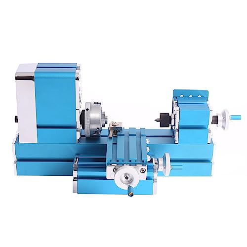 CJC All Metal Miniature Lathe - 36W 20000RPM Universal Mini Metal Lathe Machine