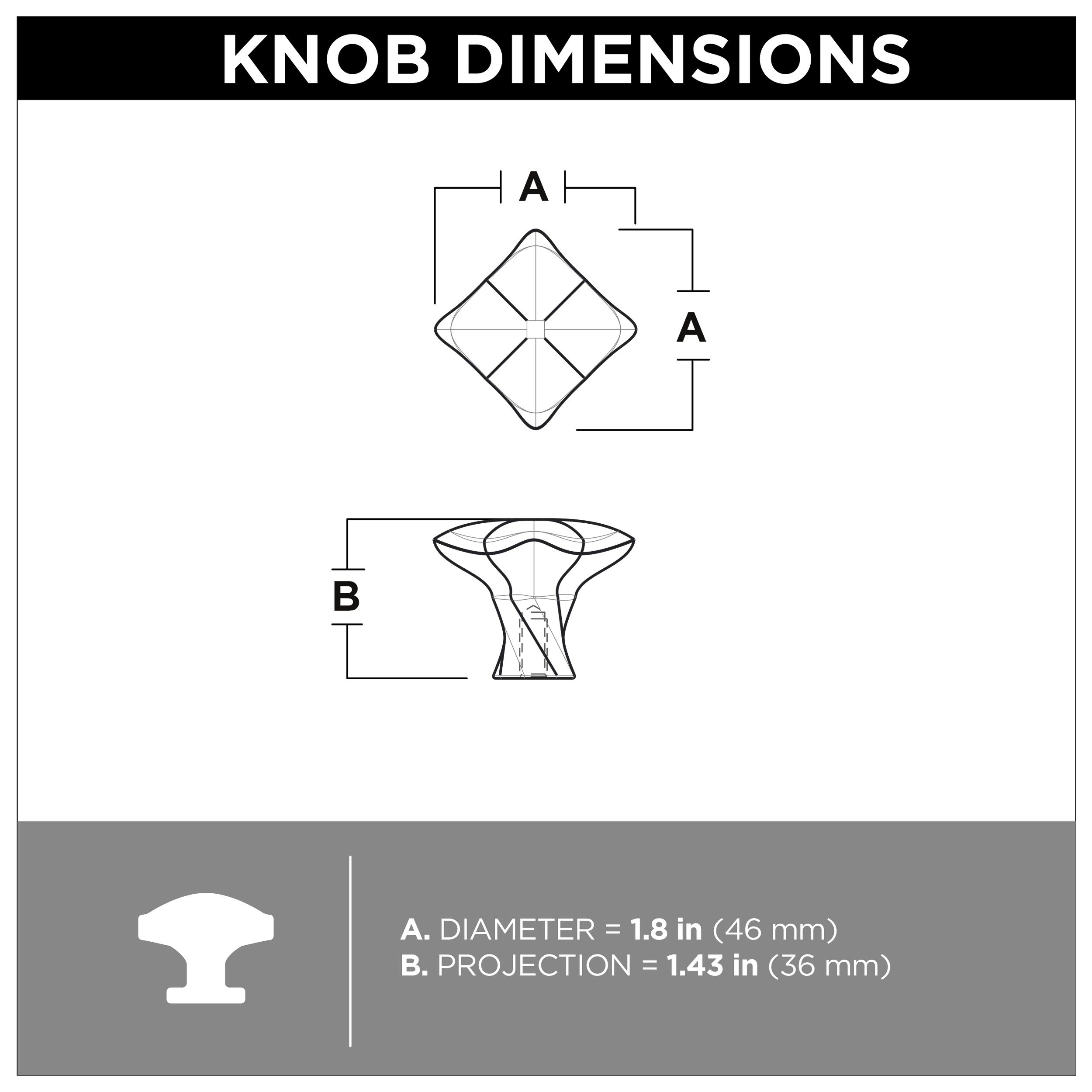 Brainerd Twisted 1.81-in Satin Nickel Square Traditional Cabinet Knob (36-Pack) | P20386W-SN-K3