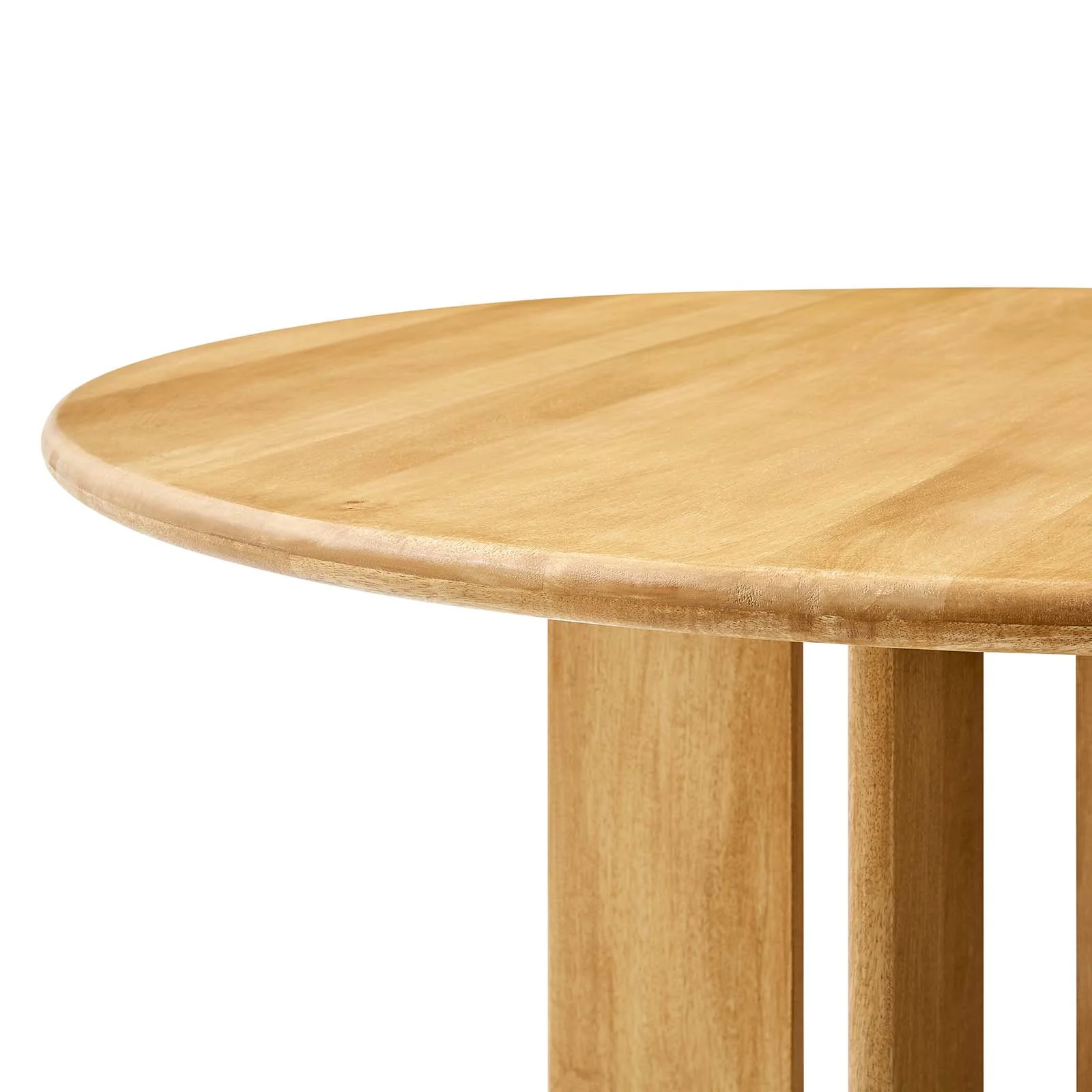 Modway Rivian Round 48" Wood Dining Table in Oak