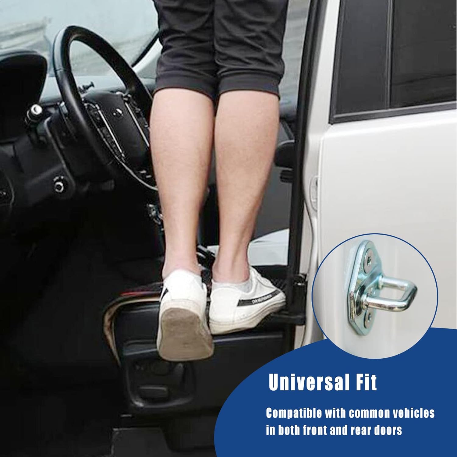 VLTAWA Car Door Step, Door Step for Car Roof Access, Car Step Hood for Roof, Car Door Step Up Hook