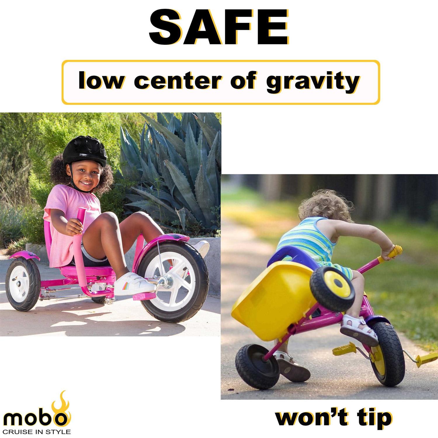 Mobo Mity Sport Tricycle Toddler Big Wheel Ride On Trike - Sports Supplies Online Store