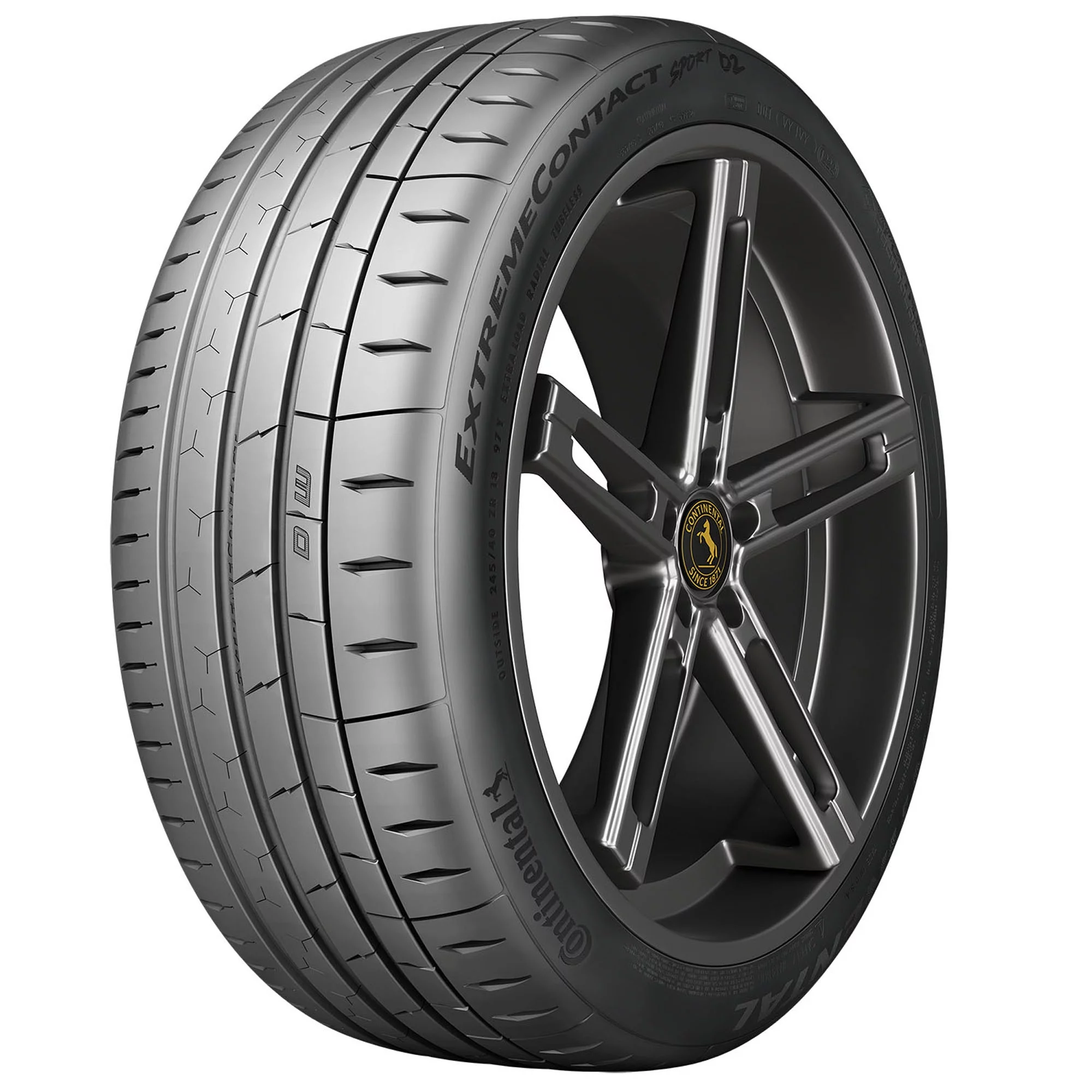 Continental ExtremeContact Sport 02 Summer 205/45ZR16 83W XL Passenger Tire