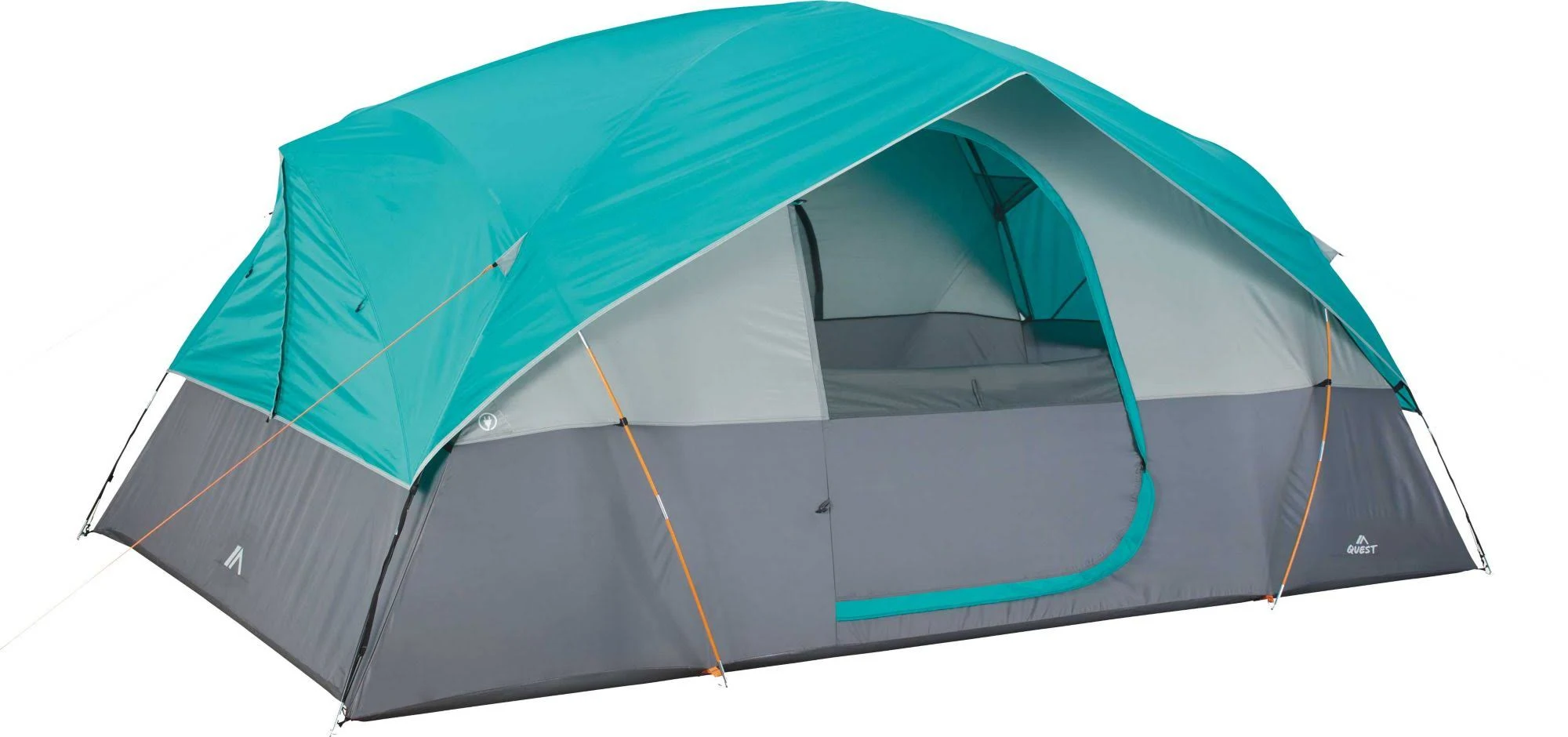 Quest Switchback 8 Person Cross Vent Dome Tent, Blue