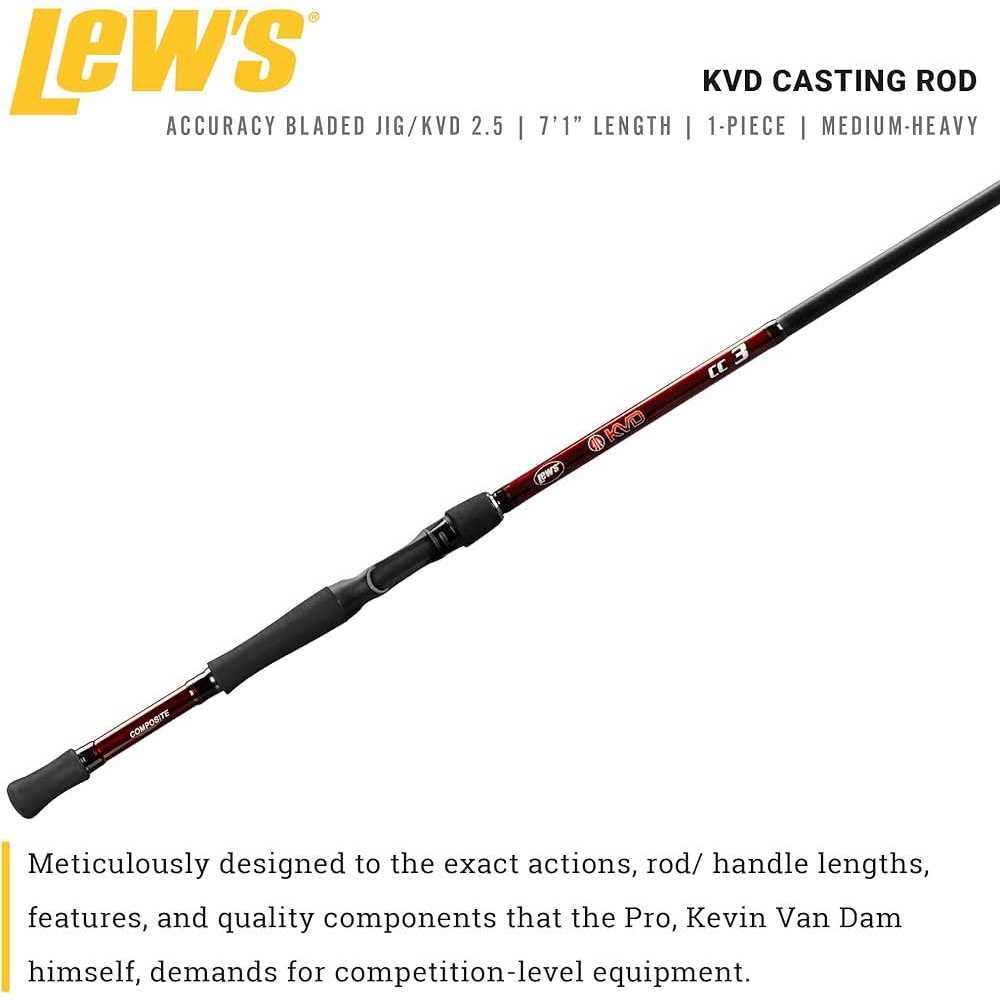 Lews KVD Composite Casting Rod - Sports Supplies Online Store