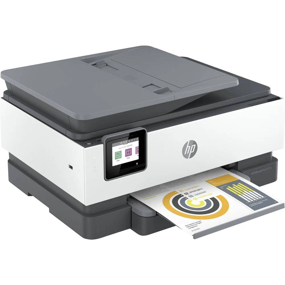 HP OfficeJet Pro 8025e All-in-One Wireless Smart Color Printer 1K7K3A Print, Scan, Copy, Fax, Mobile Functions