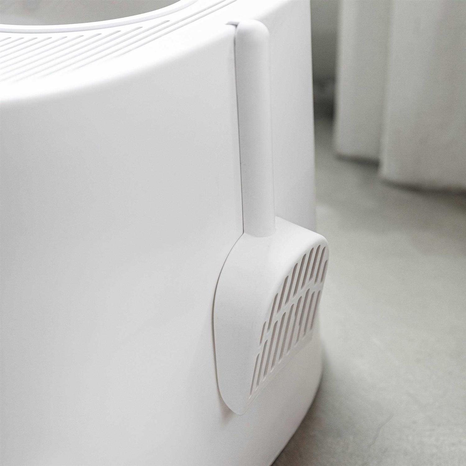 Hanamya Extra Large Cat Litter Box with Scoop, Front Entry and Top Exit CLB002WT - Pet Supplies online store
