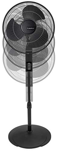 Lasko Oscillating Adjustable Pedestal Stand Fan with Timer, Thermostat and Remote for Indoor, Bedroom, Living Room, Home Office & College Dorm Use