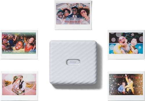 Fujifilm Instant Mini Link 2 Smartphone Printer + Fuji Instant Mini Film (40 Sheets) - BluebirdSales Carrying Case and Microfiber Cleaning Cloth