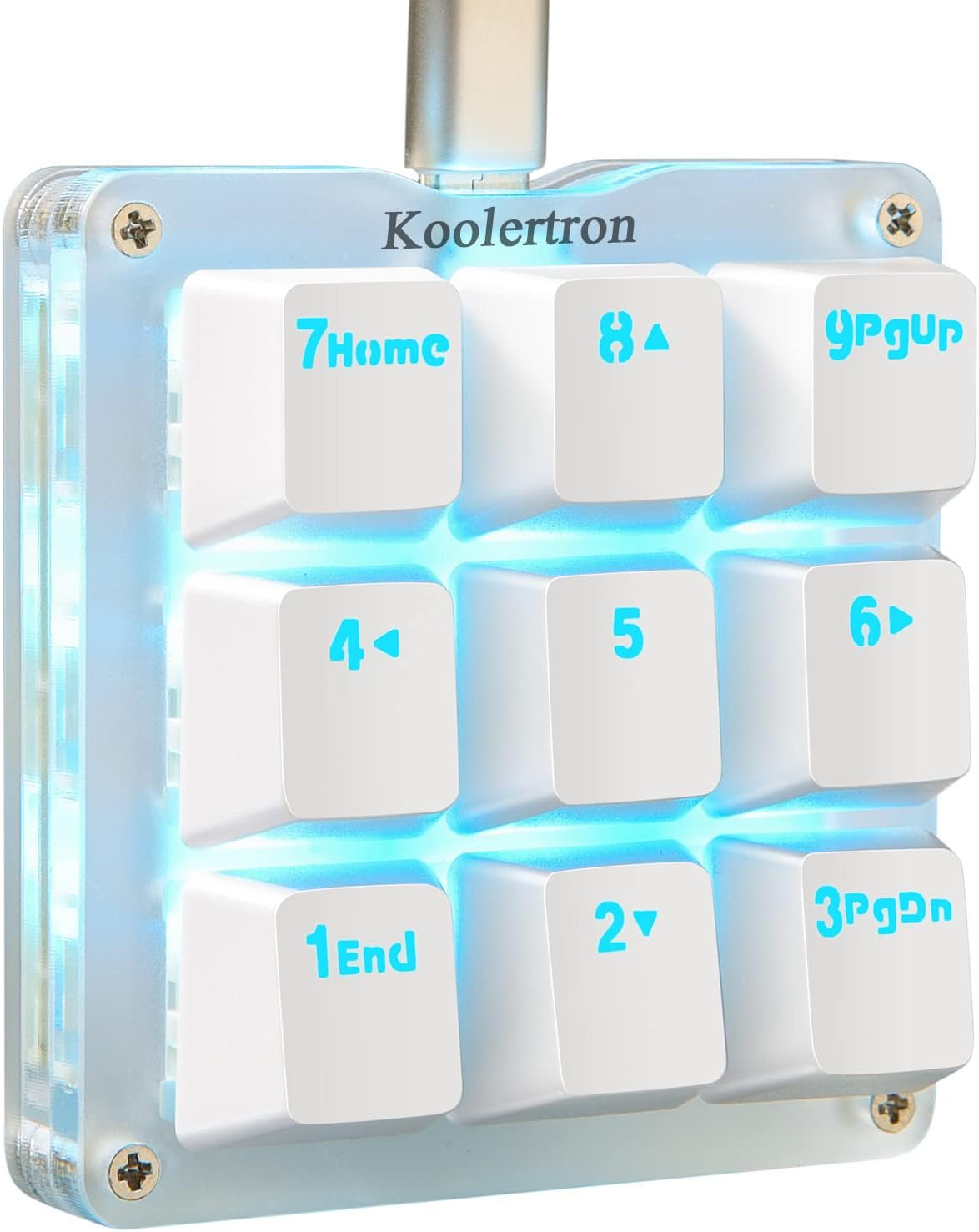 Koolertron One Handed Macro Mechanical Keyboard