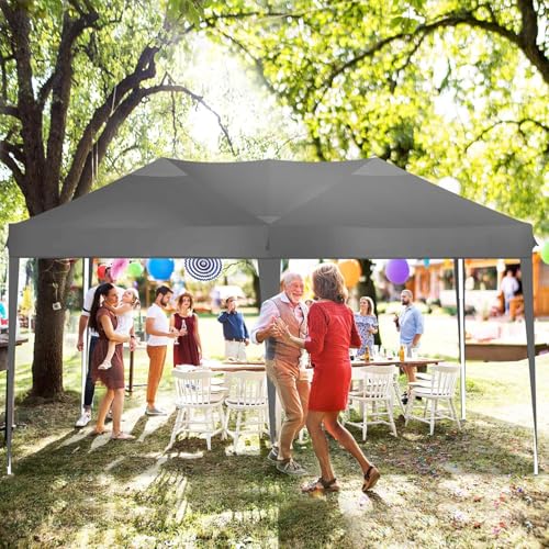COBIZI Canopy 10x20 Pop Up Canopy Tent with 6 Sidewalls Party Tents for Parties Weddings Backyard Waterproof Canopy Outdoor Commercial Canopy Event