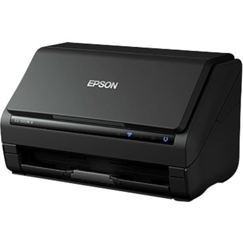 Epson Workforce ES-500W II Wireless Color Duplex Desktop Document Scanner for PC and Mac