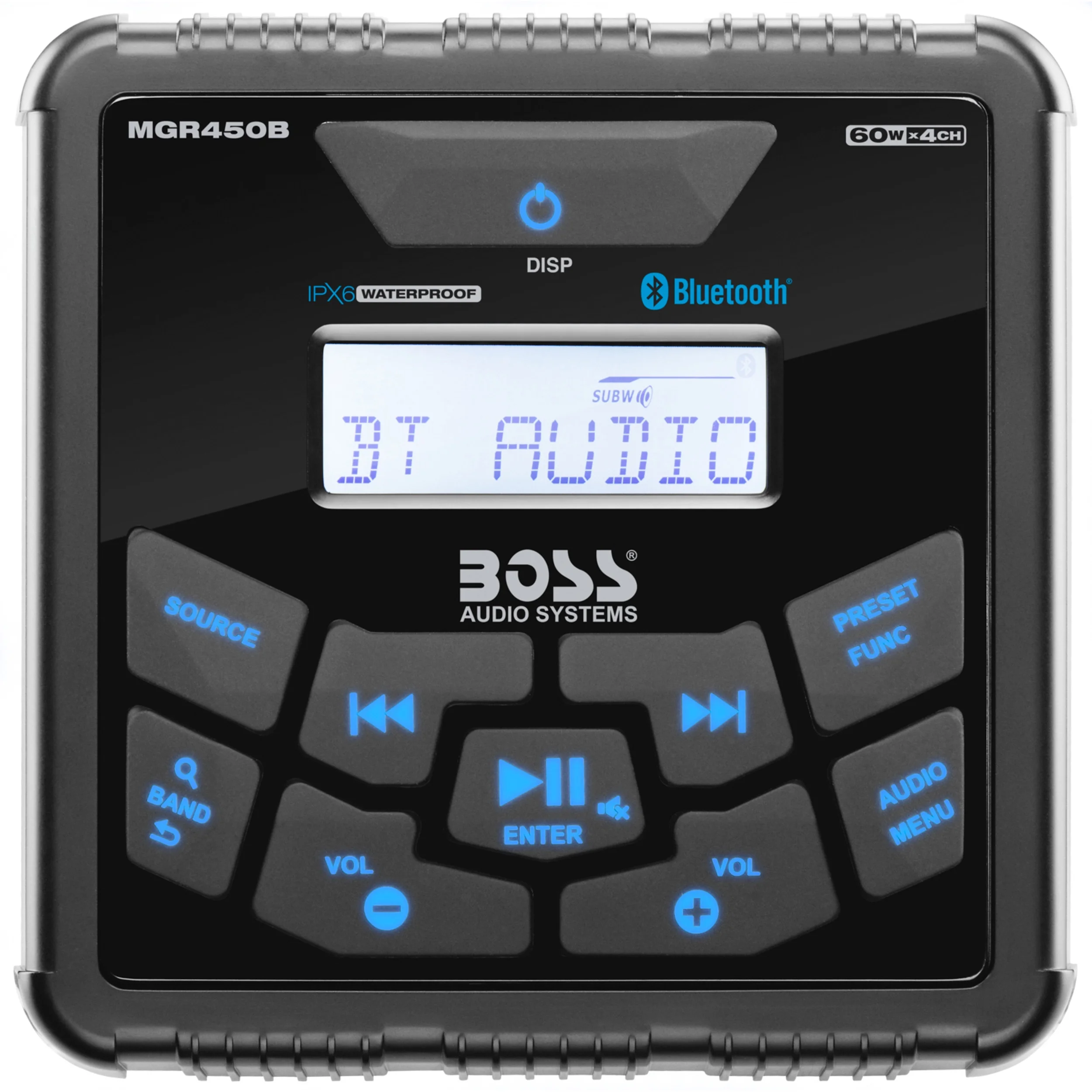 BOSS Audio MGR450B Marine Bluetooth MP3 Radio Stereo Boat Audio Receiver Player