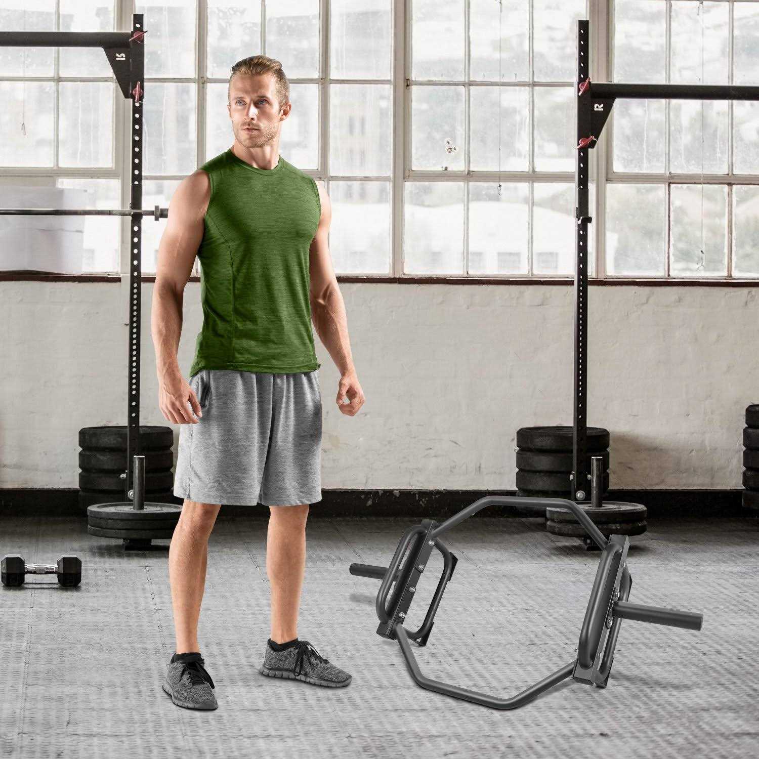 CAP Barbell Universal Olympic Trap, Shrug and Deadlift Bar - Sports Supplies Online Store
