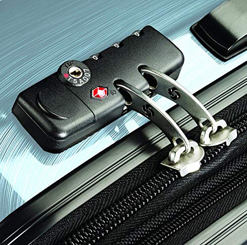 Samsonite Winfield 2 Hardside Expandable Luggage with Spinner Wheels, Brushed Anthracite, Checked-Large 28-Inch