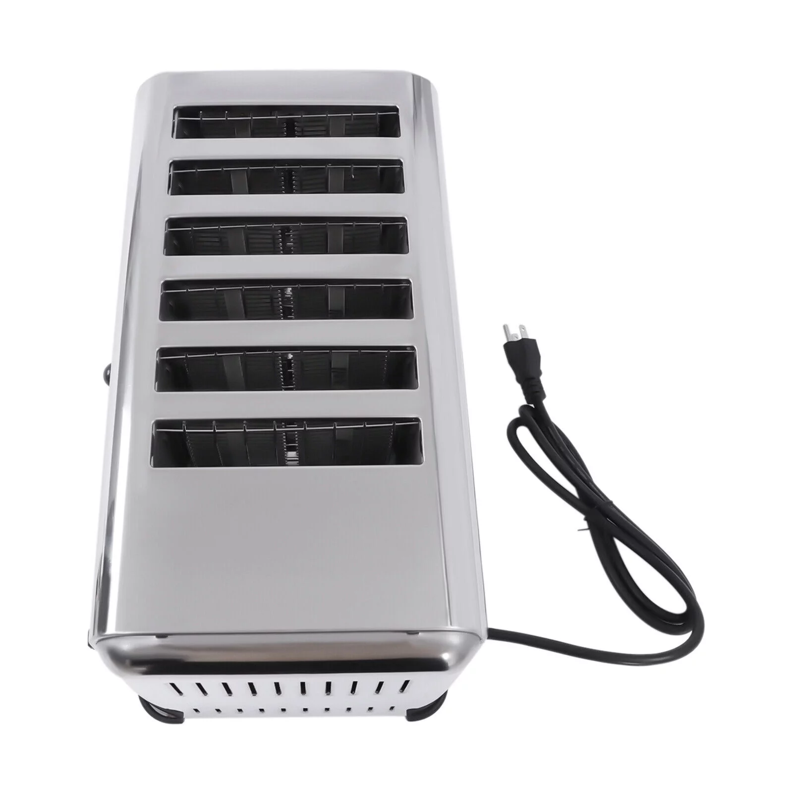 TFCFL Commercial Stainless Steel Electric 6 Slice Toaster Machine Cool Touch Toaster