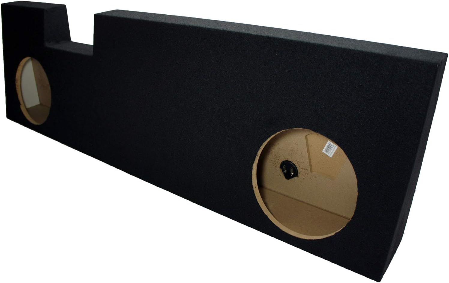 Compatible with Ford F250 or F350 Super Crew Cab Truck 2001-2014 Dual 10 Subwoofer Sub Box Speaker Enclosure