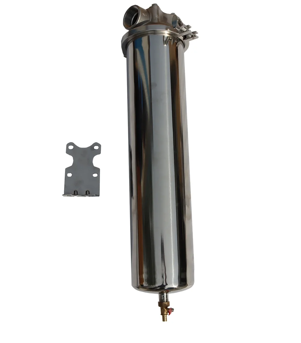 INTSUPERMAI Filter Housing for 20" Filter 1.5" NPT Water Filter for Whole House Water Purification 304 Stainless Steel
