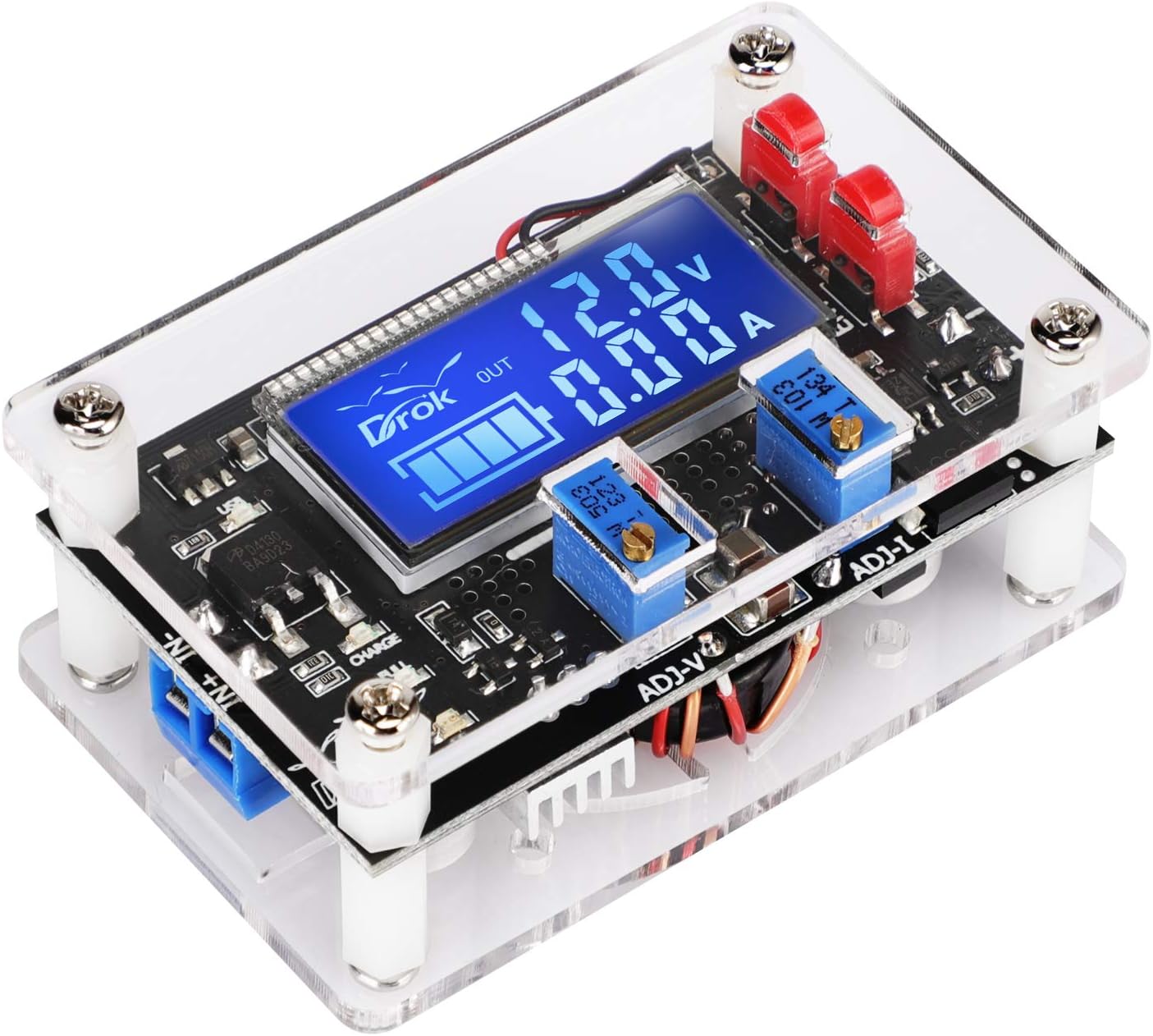Buck Boost Voltage Regulator, DROK DC 6-30V to DC 0.5-30V 5V 12V 24V Adjustable Voltage Converter
