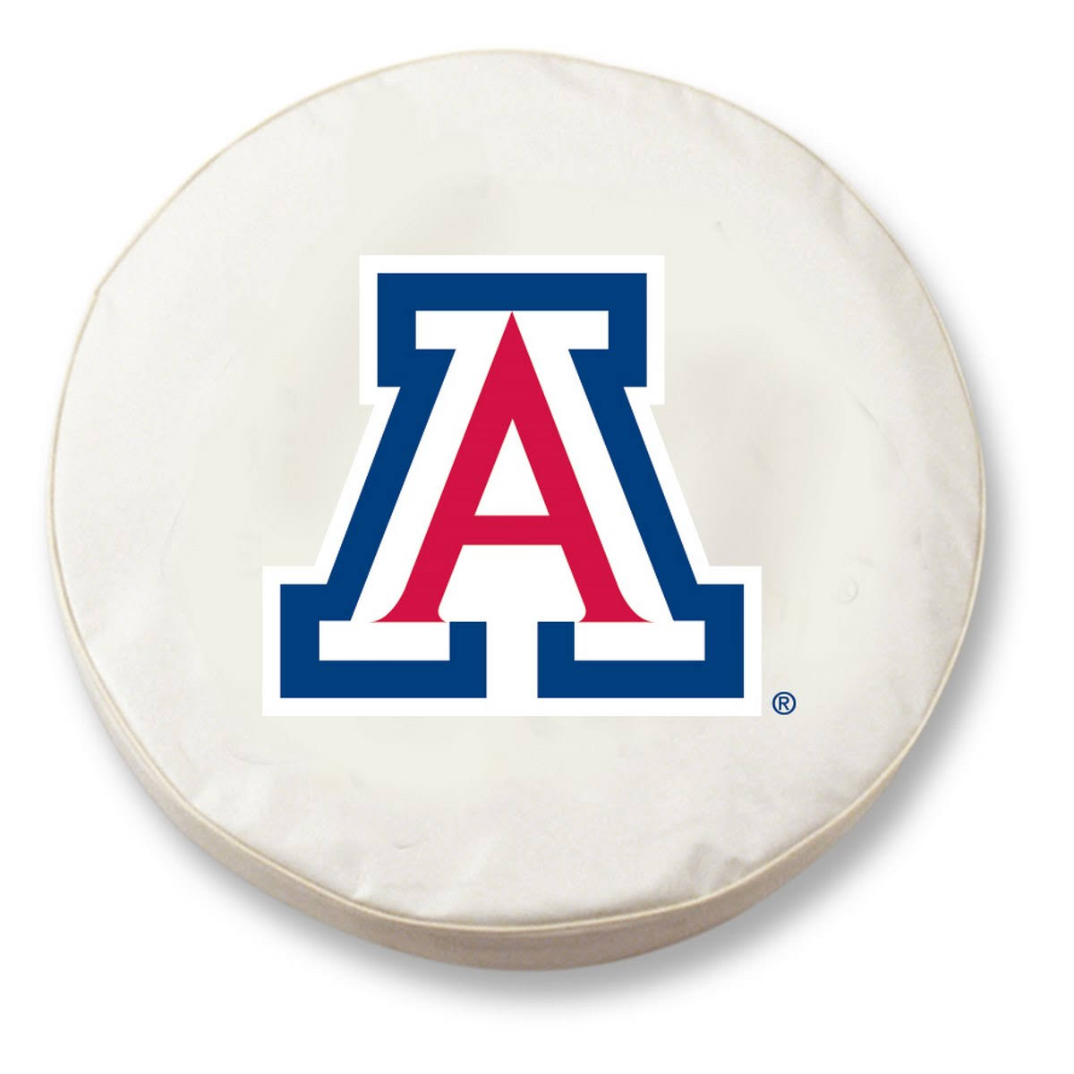 Arizona Wildcats HBS White Vinyl Fitted Spare Car Tire Cover (35x22 x 12.5x22)