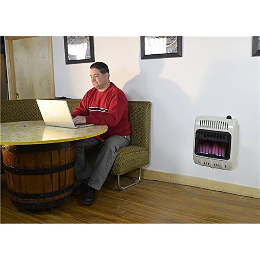 Mr. Heater Vent Free 10,000 BTU Blue Flame Multi Indoor Safe Propane Heater, Tan