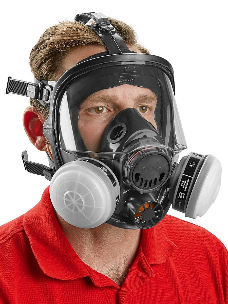 North 7600 Full-Face Respirator - Medium/Large - ULINE - H-6927