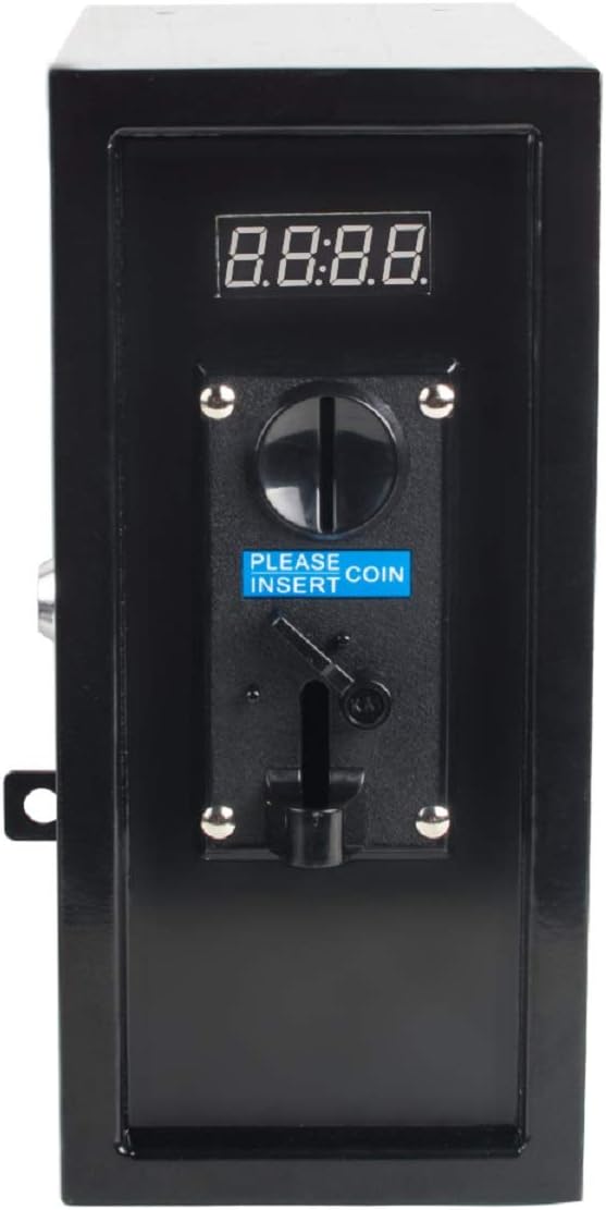 Coin Operated Timer Control Box Electronic Device Time Control Box Electronic Device Coin Selector Acceptor Timer Power Supply Box with Multi Coin