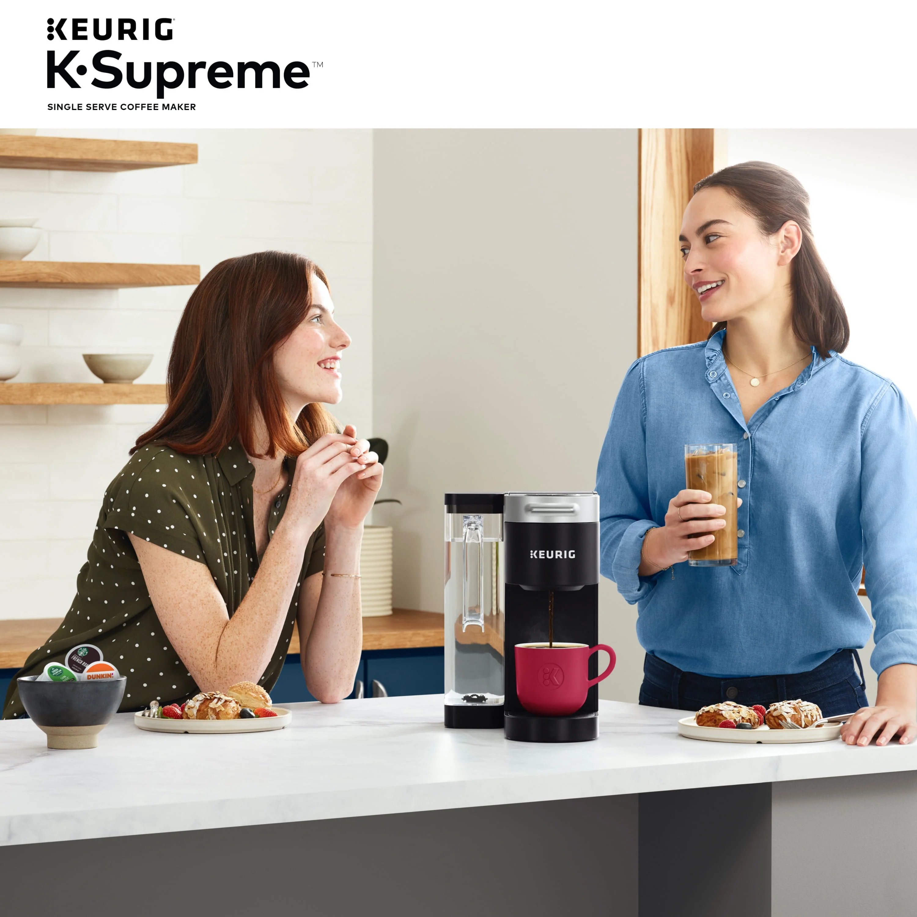 Keurig K-Supreme Single-Serve K-Cup Pod Coffee Maker, Black