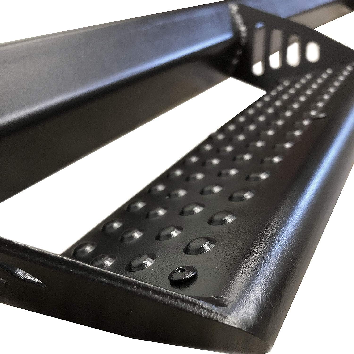 Compatible with Hex Side Step Rail Running Board 2005-2022 Toyota Tacoma Double Cab