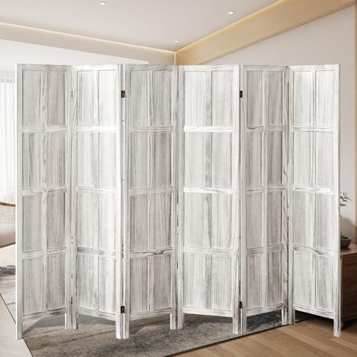 4 Panel Room Divider, 5.6 FT Folding Privacy Screen Room Divider, Partition Divider for Room Separation, Room Partition Separator