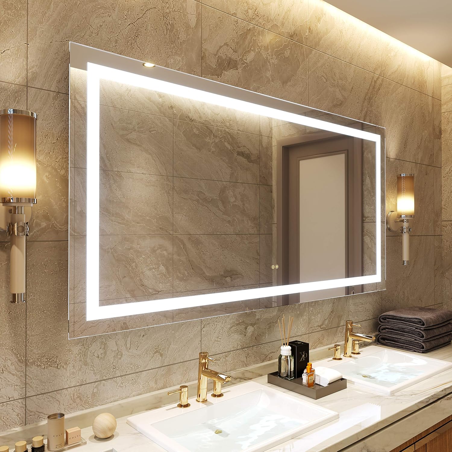 Petus PetusHouse 20 X 28 Inch LED Lighted Bathroom Mirrors