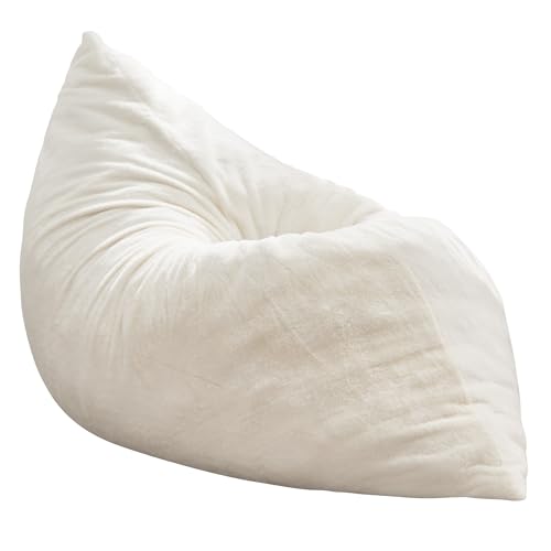 Hobestluk 3 in 1 Bean Bag Chair Giant Bean Bag Chairs Convertible Bean Bag Floor Cushion with Machine Washable Cover
