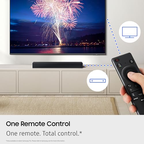 Samsung B-Series Soundbar HW-B630F 3.1 ch DTS Virtual:X Soundbar with Subwoofer (2025 Model) One Remote Control, Voice Enhance Mode, Adaptive Sound