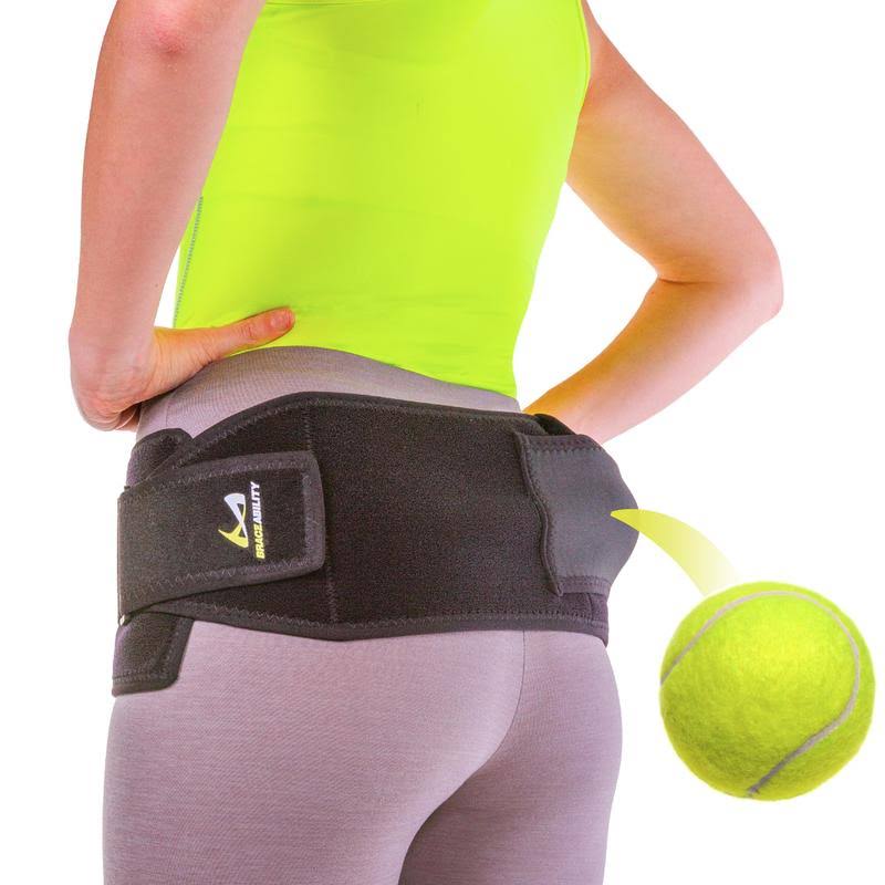 Sciatica Hip Brace | Piriformis Syndrome Treatment u0026 Sciatic Nerve Pain Relief Trigger Point Wrap - M - Avayadevconnect