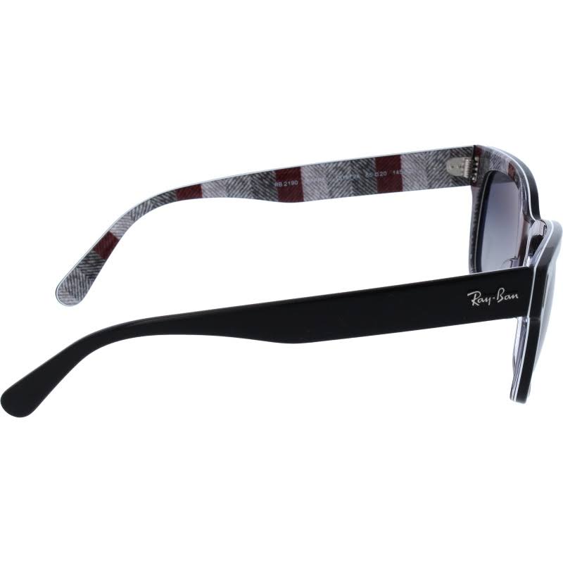 Ray Ban Jeffrey Black Sunglasses RB2190 13183A 55