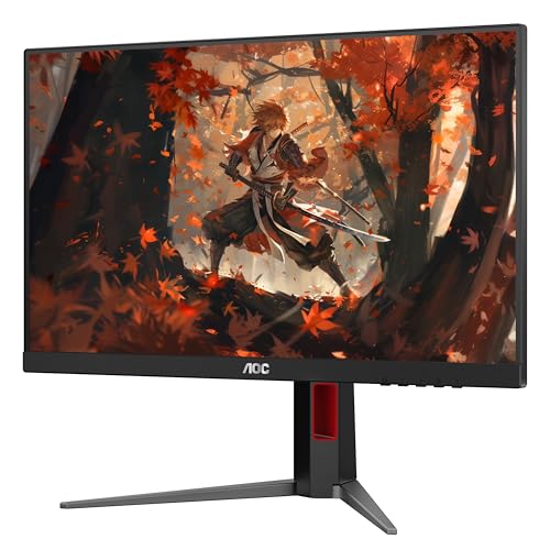 AOC C27G2Z 27" Curved Frameless Ultra-Fast Gaming Monitor, FHD 1080p, 0.5ms 240Hz, FreeSync, 2x HDMI 2.0, 1x Display Port, Height Adjustable