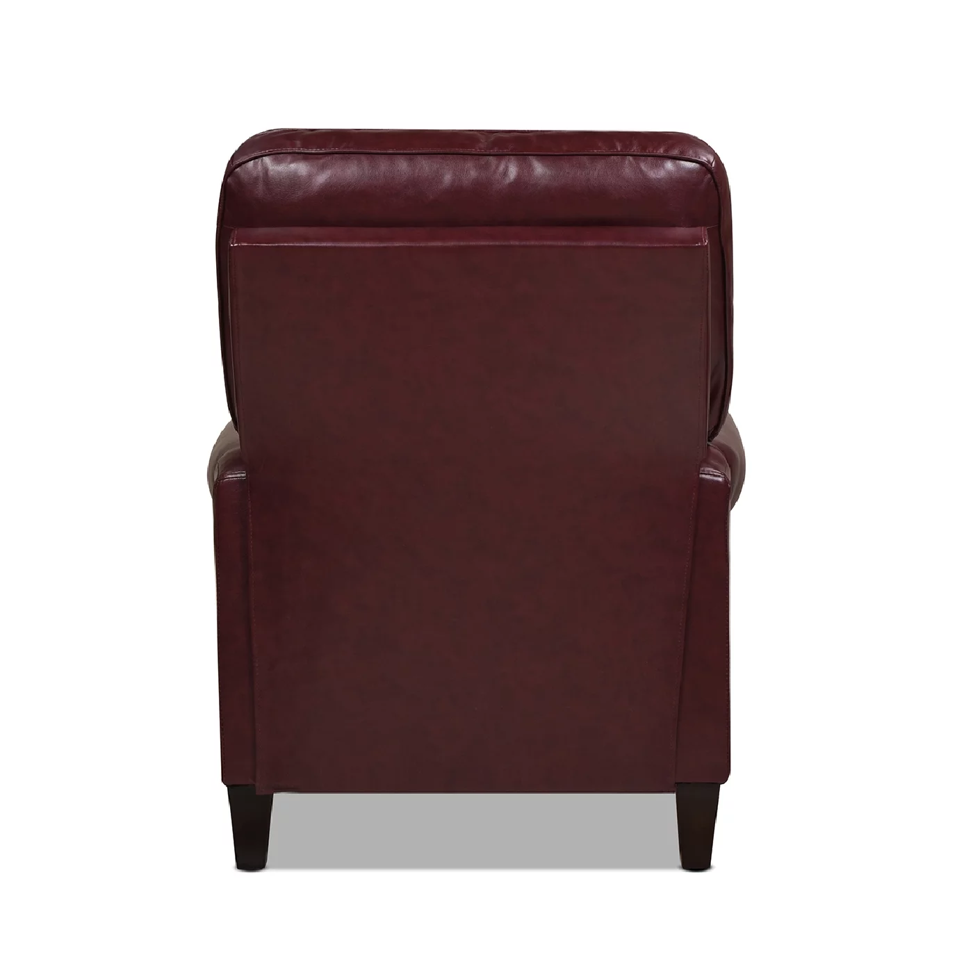 Charlie Design Auden 34" Manual Recliner Accent Chair, Heritage Red Bonded Leather