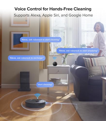 roborock Q5 Max+ Robot Vacuum with Self-Empty Dock, Upgraded from Q5+, 5500 Pa Suction, DuoRoller Brush, Hands-Free Cleaning for up to 7 Weeks