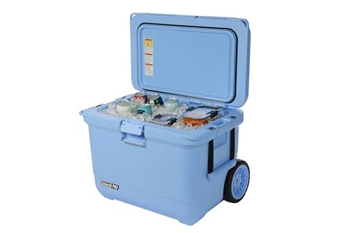 Coleman Pro Heavy-Duty 45qt Ultra-Light Premium Hard Cooler, Extra-Thick Insulation Keeps Ice up to 4 Days, 74-Can Capacity