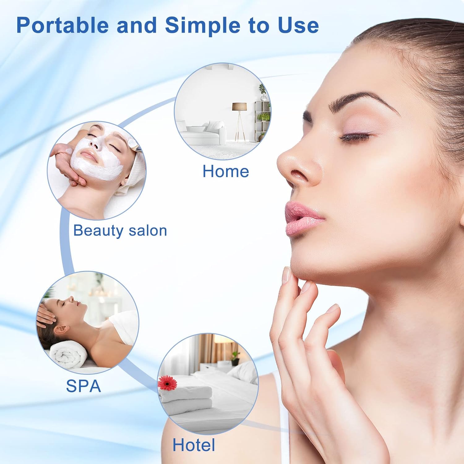 Body Machine, Beauty Machine, Face Body Beauty Home Salon Spa Skin Care Massager 110V