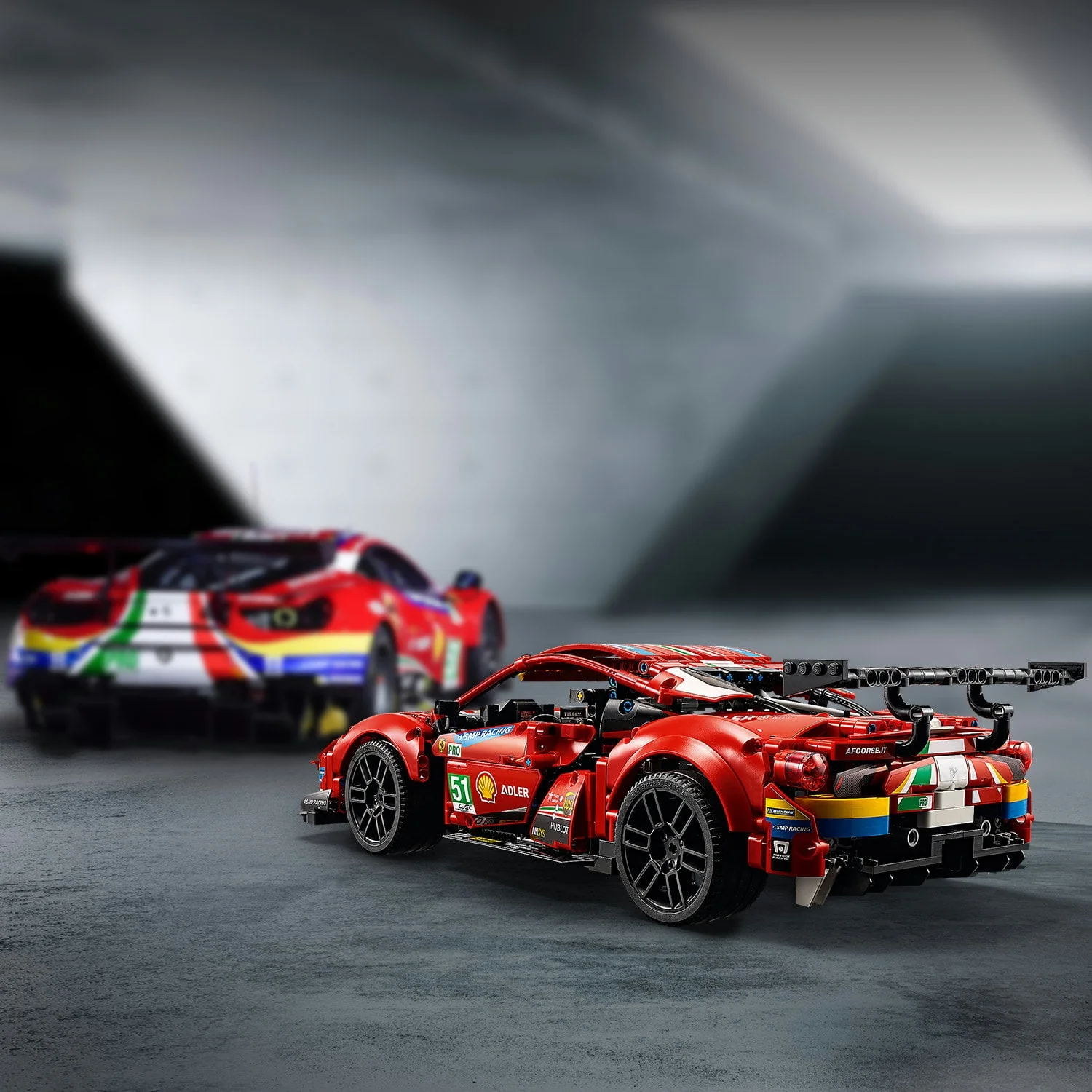 LEGO Technic Ferrari 488 GTE “AF Corse #51” 42125 Super Sports Car Exclusive Collectible Model Kit,  Collectors Set for Adults to Build