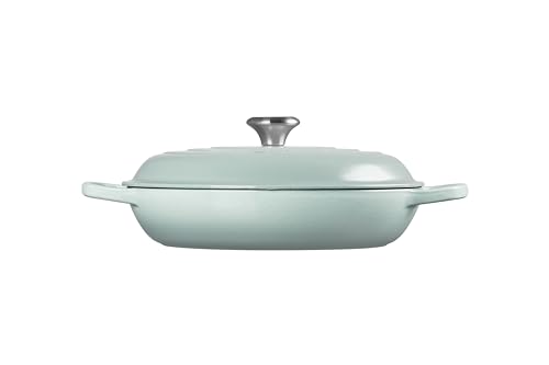 Le Creuset Enameled Cast Iron Signature Braiser, 3.5 qt., Marseille