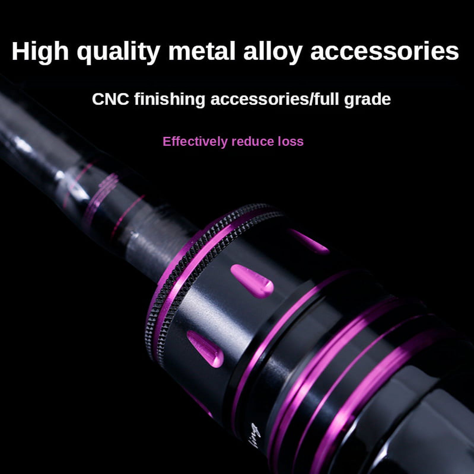 PURELURE Spin Casting Lure Rod Sea Fishing Rod Sharp Fishing High Sensitivity Action With Bait Casting Reel Super Hard Action