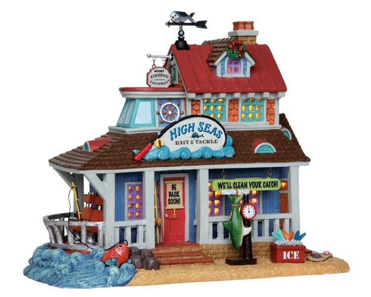Lemax Village Collection High Seas Bait and Tackle #25361