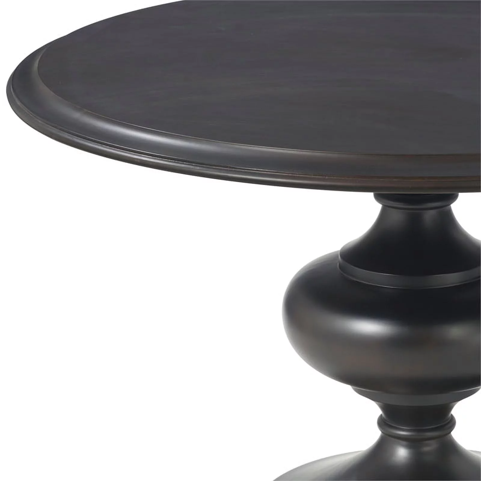 Home Square 5-Piece Set with Dining Table and 4 Dining Side Chairs in Espresso