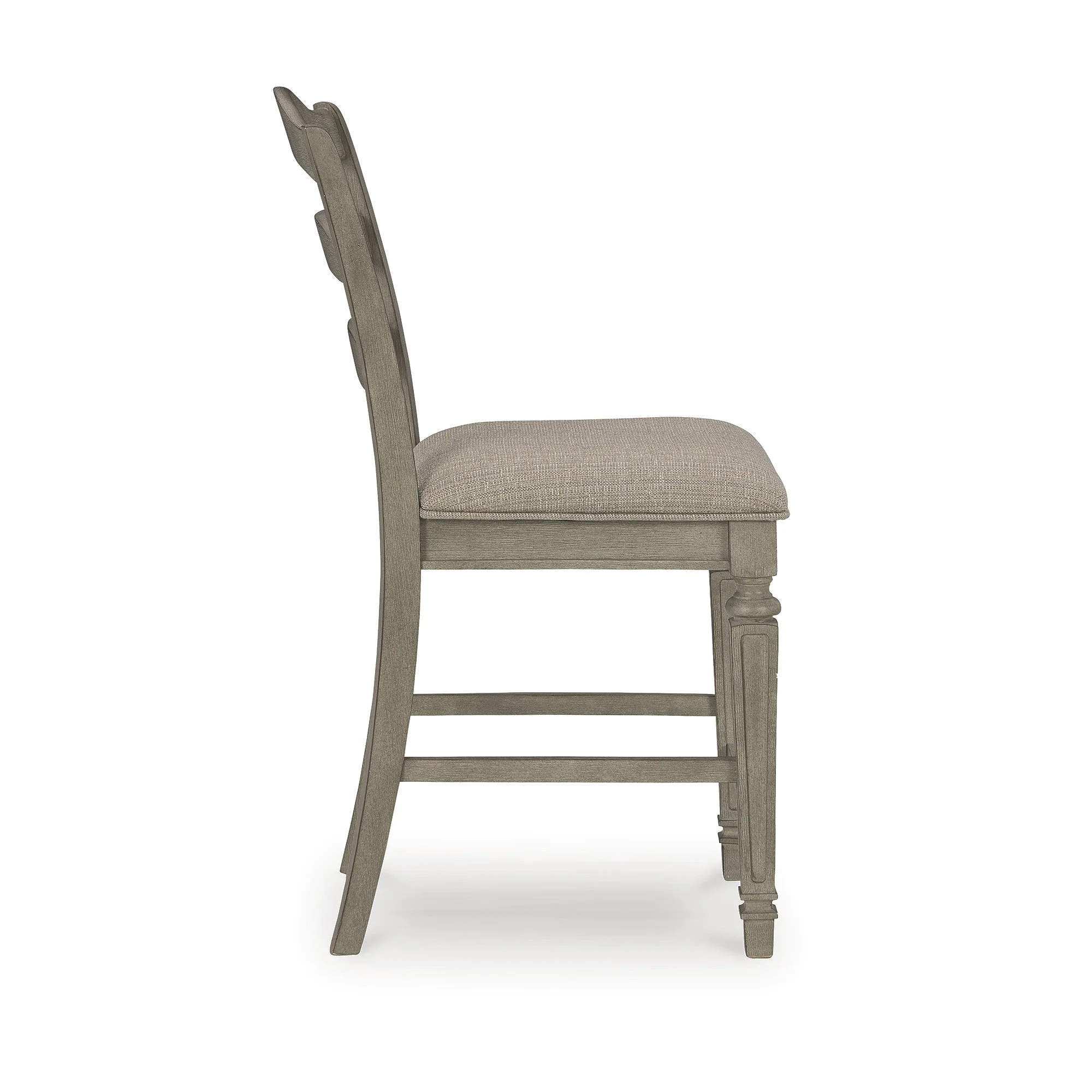 Signature Design by Ashley Lodenbay Classic Farmhouse 24" Counter Height Barstool, Set of 2, Antique Gray