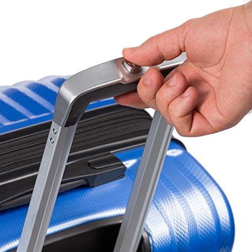 SwissGear 7272 Energie Expandable Hardside Luggage with Spinner Wheels and TSA Lock, Gunmetal, Carry-On 19-Inch